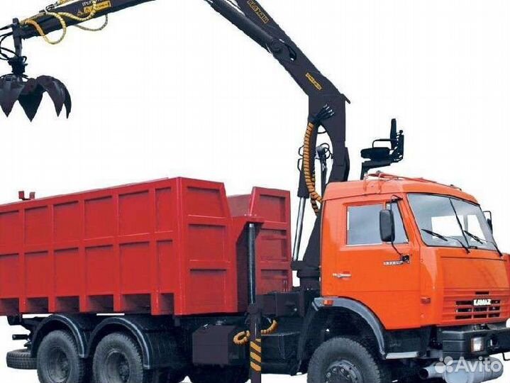 Вывоз мусора контейнерами, металловозами