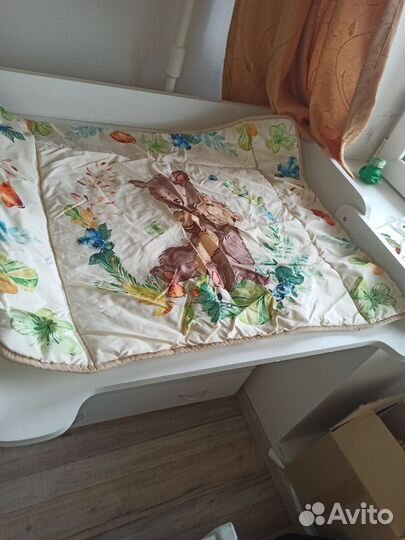 Пеленальный комод белый