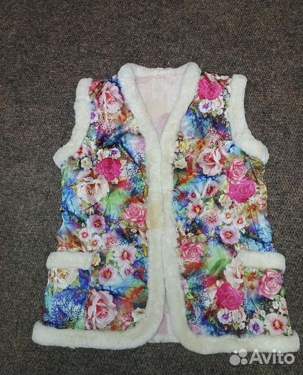 Новый жилет из натурального меха