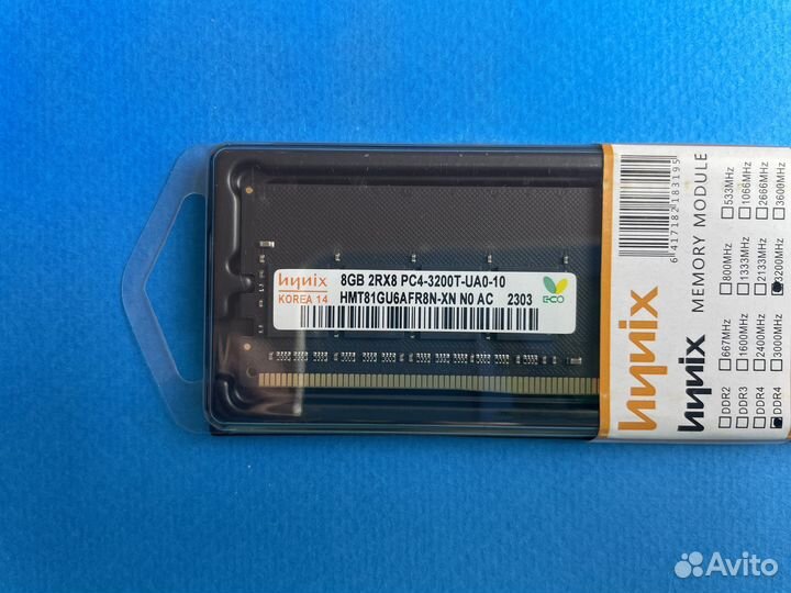 DDR4 16GB 3200 Mhz hynix dimm Новая с Гарантией