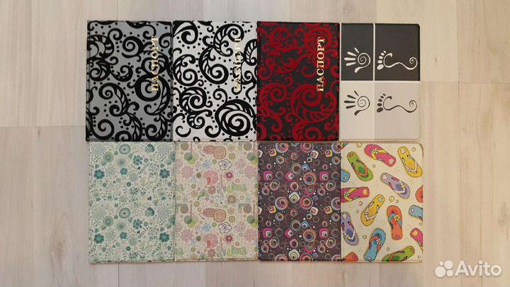 Обложка на паспорт с принтом