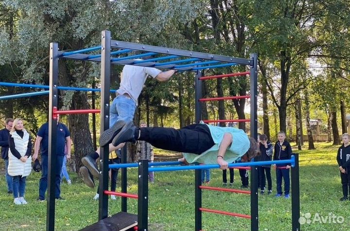 Воркаут площадка sswa турник брусья рукоход