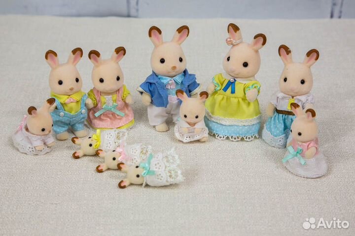 Sylvanian Families Семья шоколадных кроликов