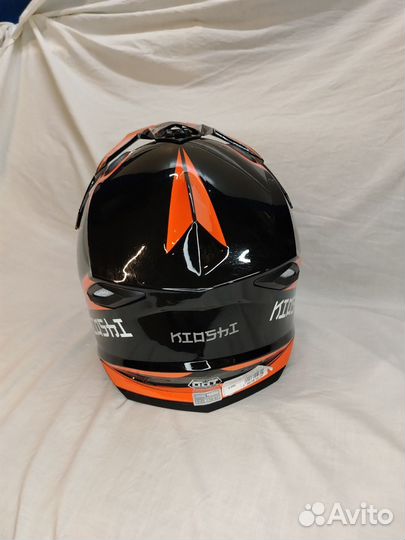 Шлем для мотоцикла kioshi Holeshot 801 ч/ор L