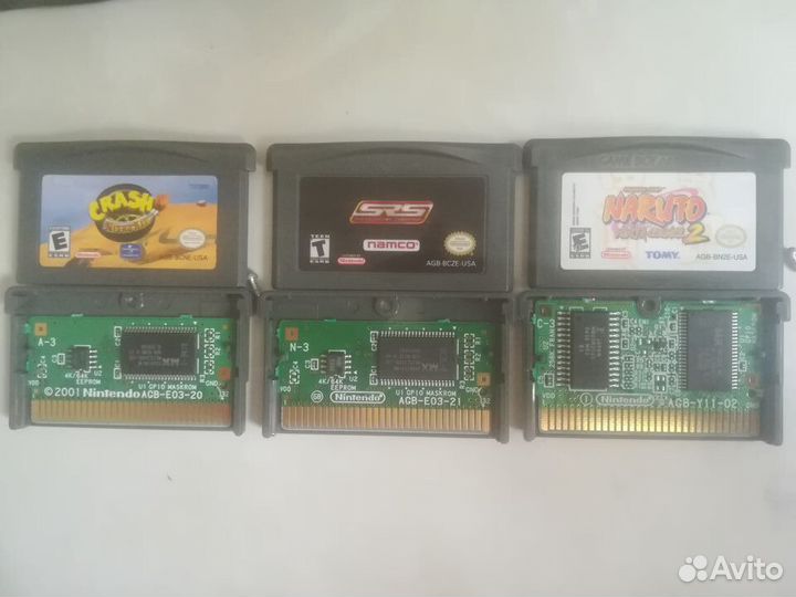 Картриджи GameBoy Advance оригинал лицензия голыши