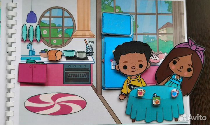 Книга на липучках Тока Бока 