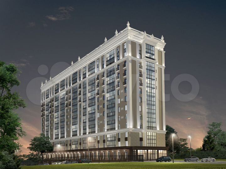 3-к. квартира, 114,5 м², 2/13 эт.