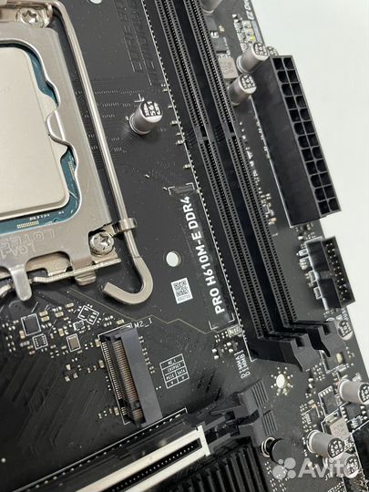 Материнская плата H610 MSI / i3 12100f