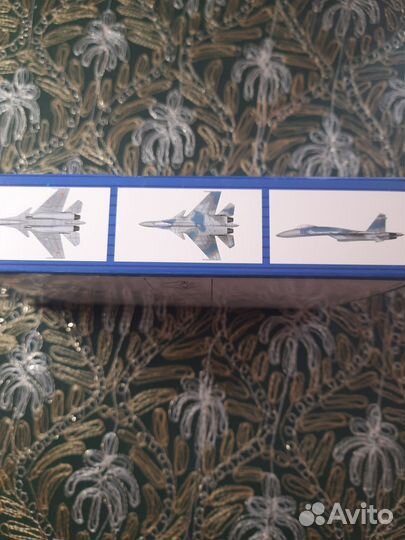 Модель самолета Су-27К в масштабе 1/350