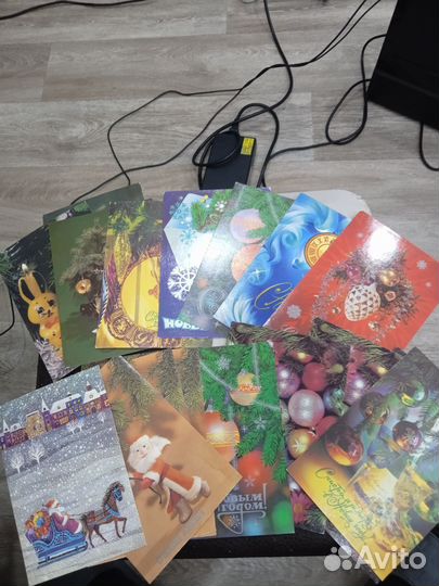 Лот открыток СССР Новый год