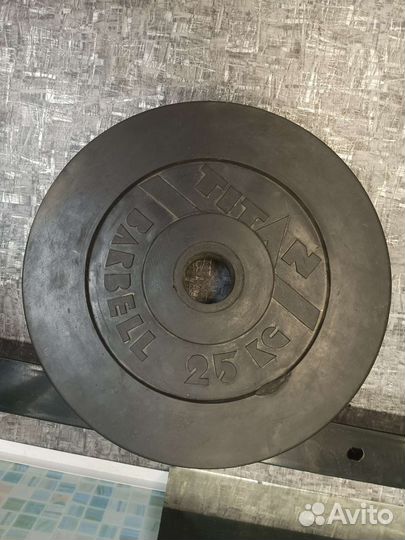 Блины для штанги 25 кг d50-51