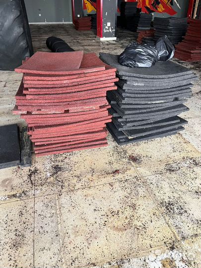 Резиновая плитка для sport