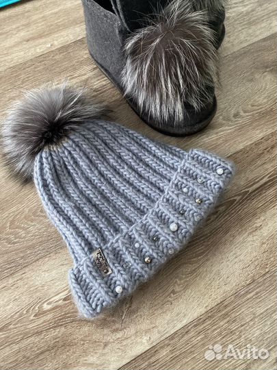 Валеши женские 36+шапка