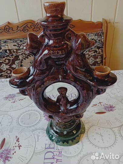 Подсвечник керамика СССР