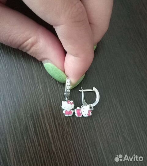 Серьги детские