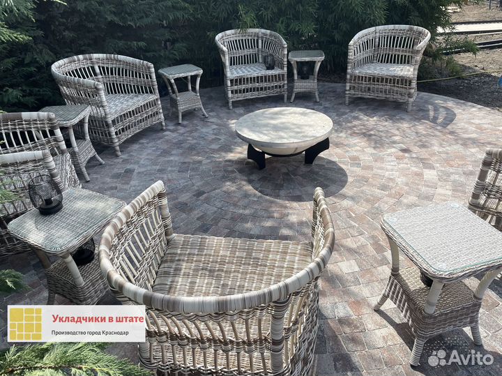 Тротуарная плитка антик Доставка по юфо