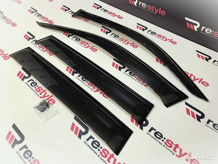 Ветровики Toyota Land Cruiser Prado 120 03-09г