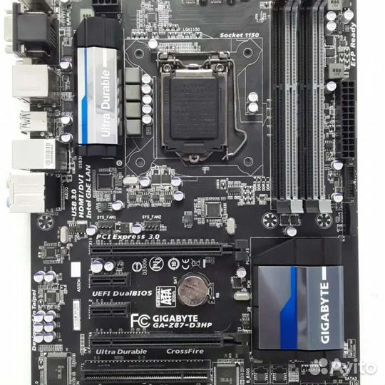 Материнская с процессором i5 gigabyte ga-z87-d3hp