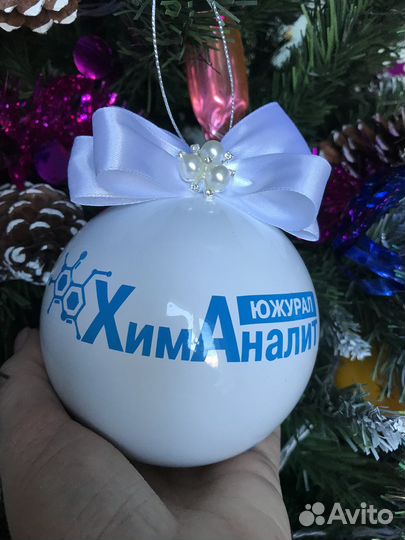 Новогодние шары ручной работы