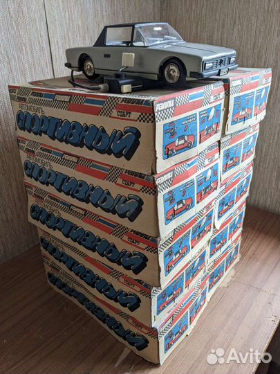 Спортивный автомобиль ретро игрушка СССР