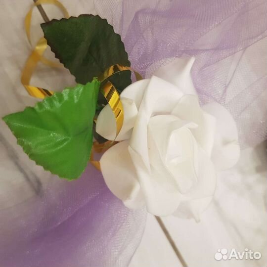 Ленты на свадебное авто