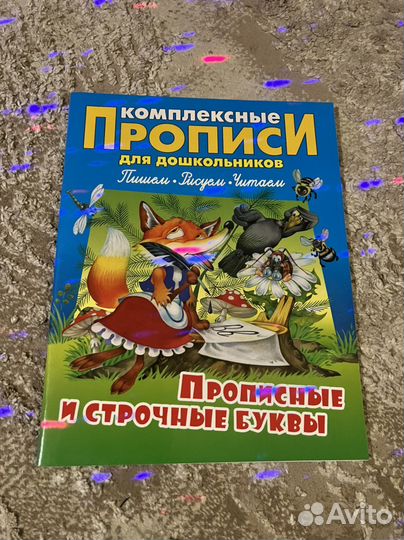 Книга «Развитие речи» и пропись для дошкольников