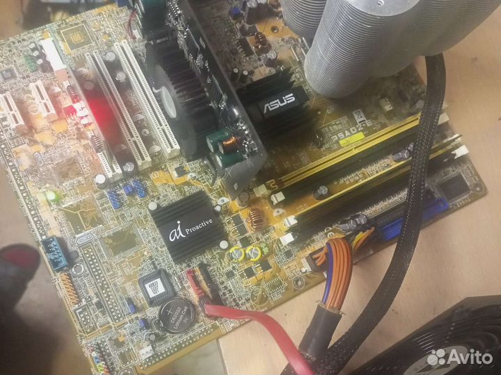 Мать на 775 с ддр2(4 слота) (склад)