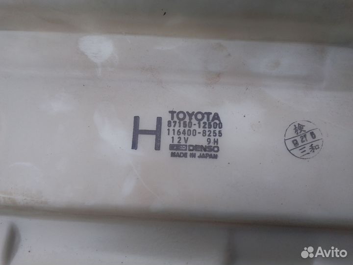 Toyota corolla e90 печка