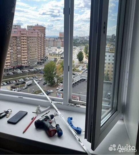 Регулировка пластиковых окон, фурнитура, ручки