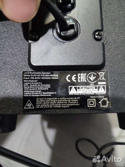 Колонки для компьютера logitech z213