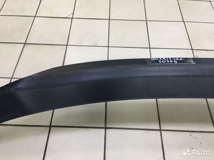 Накладка бампера задняя Hyundai Solaris 2