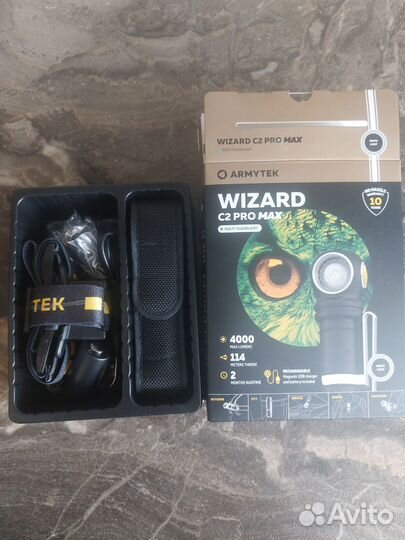 Фонарь Armytek Wizard C2 Pro Max (F06701C)