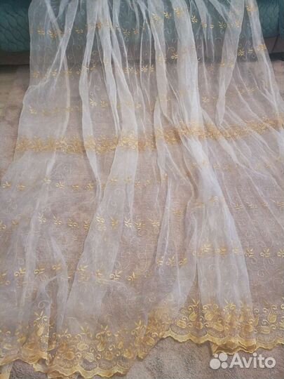Тюль ширина 3м