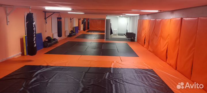 Маты для бокса Борцовский настил + Зеркала