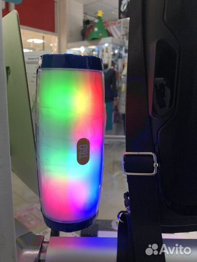 Беспроводная колонка с подсветкой RGB