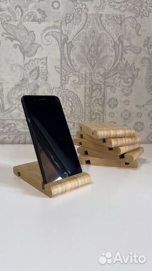 Подставка для телефона IKEA деревянная