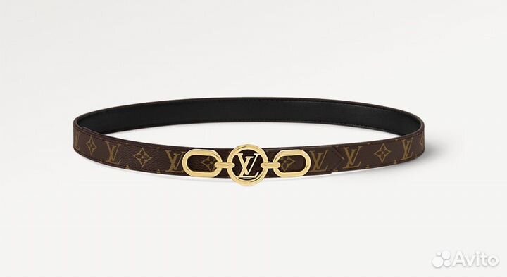 LV Circle Prime двухсторонний ремень