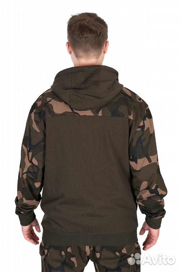 Толстовка FOX LW khaki/camo split ZIP hoody