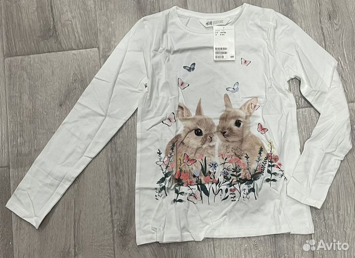 Кофта лонгслив для девочки, H&M