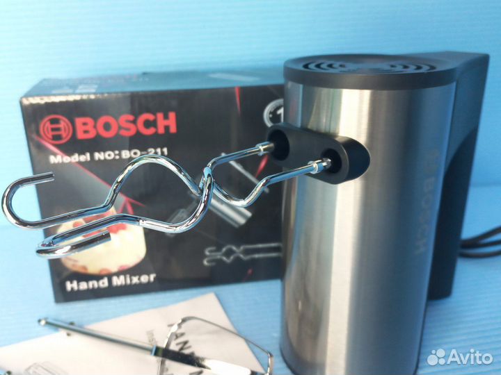 Миксер Bosh 300 вт 2 комплекта веничков