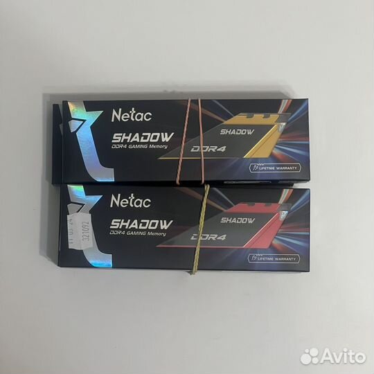 Новая DDR4 Netac Shadow 16gb 3200mhz