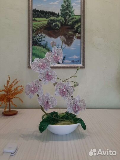 Орхидея из бисера