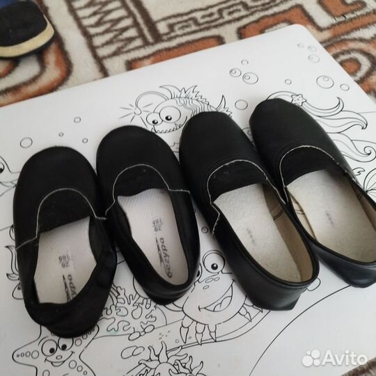 Чешки черные 26 р, 29 р