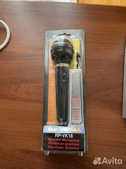 Микрофон для караоке panasonic RP-VK18