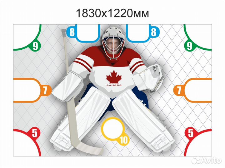 Хоккейный тренажёр имитатор вратаря