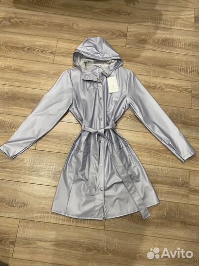 Новый дождевик плащ Rains голубой S-M