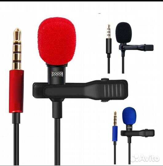 Микрофон петличка, для смартфонов