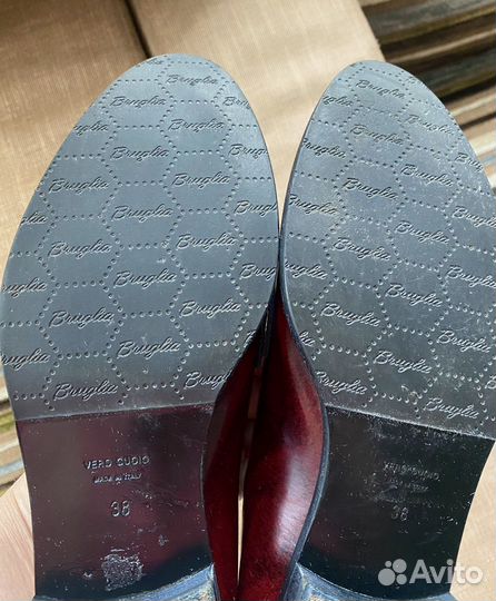 Лоферы 38 р. Италия, нат. кожа, отделка пони