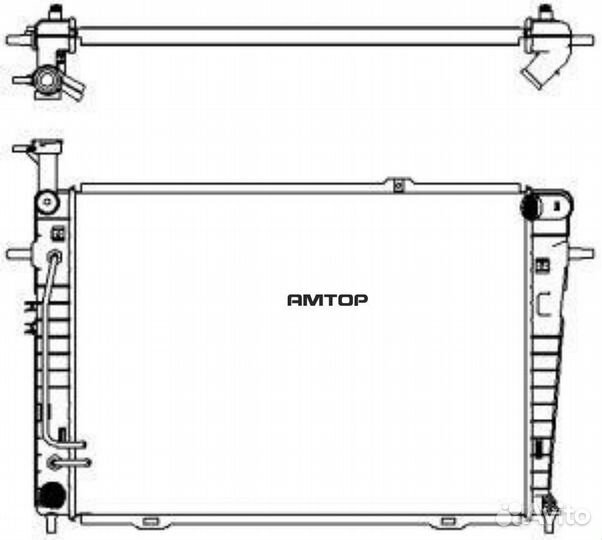 Sakura 32211011 Радиатор охлаждения Sakura 3221101