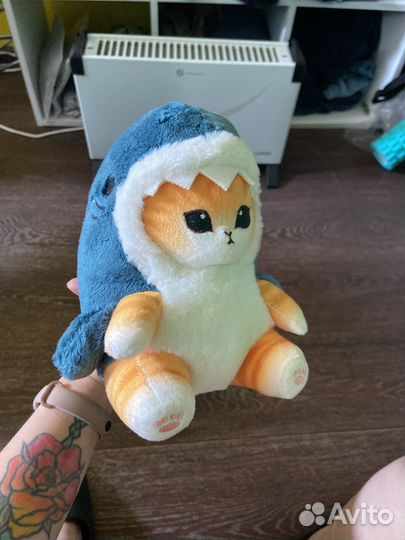 Мягкая игрушка кот акула